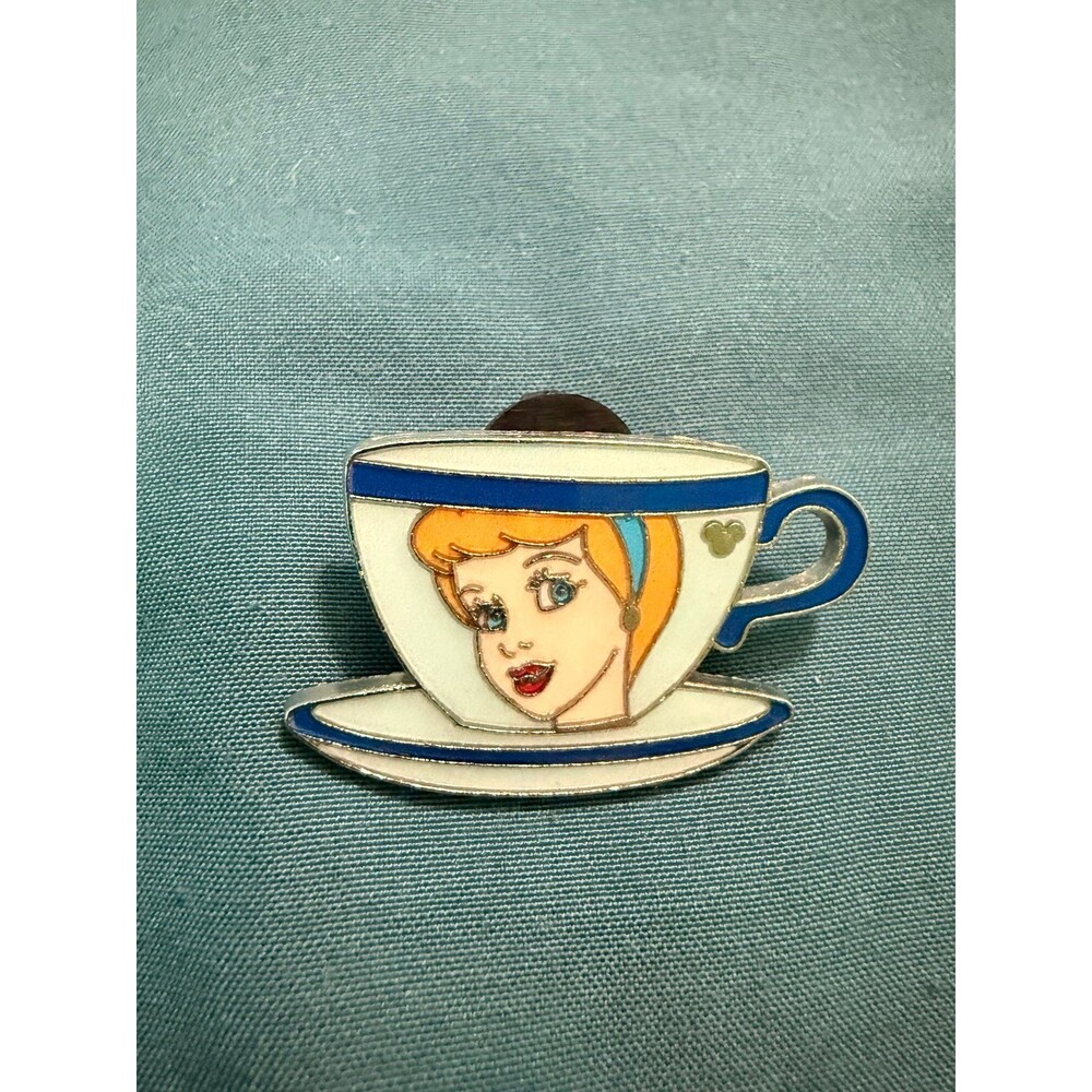 Hidden Mickey Princess Tea Cups Cinderella Pin